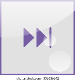Skip Forward media control icon button.