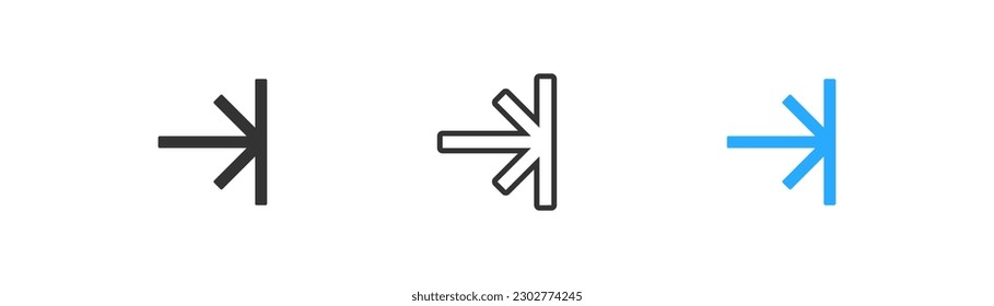 Skip icon on light background. Forward symbol. UI, right arrow, player, multimedia, skip ad, next. Outline, flat and colored style. Flat design. 