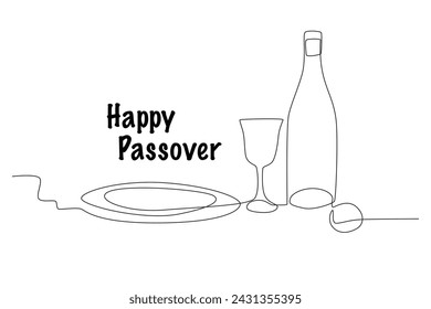 Skip to the meaning of saving. Passover one-line drawing