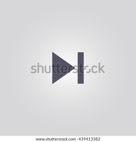 skip next icon. skip next sign