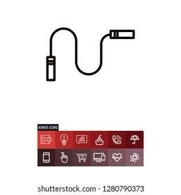 Skip rope vector icon
