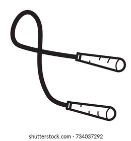 skipping icon outline