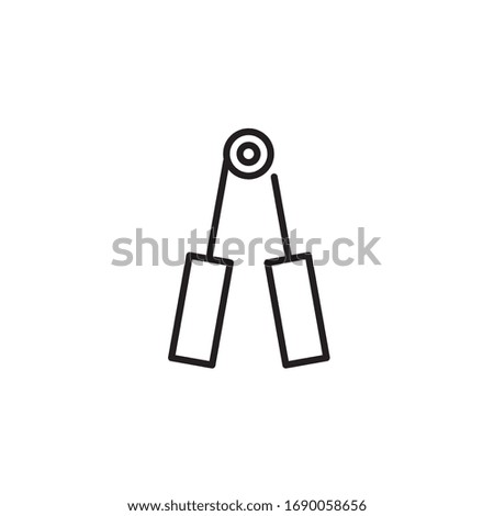 skipping icon vector illustration. skipping icon line style design