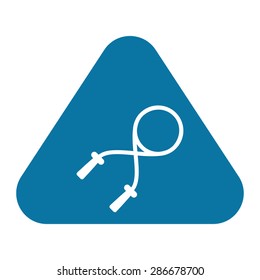 Skipping rope icon. 