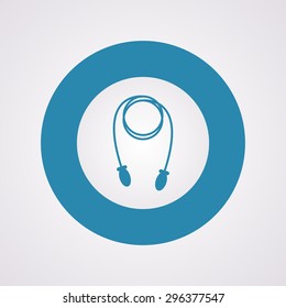 Skipping rope icon.