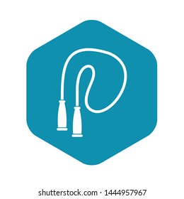 Skipping rope icon. Simple illustration of skipping rope vector icon for web