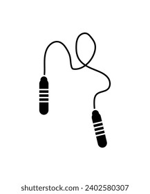 skipping rope icon, vector best flat icon.