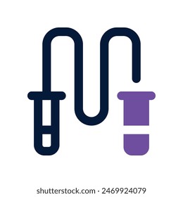 skipping rope icon. vector dual tone icon for your website, mobile, presentation, and logo design.