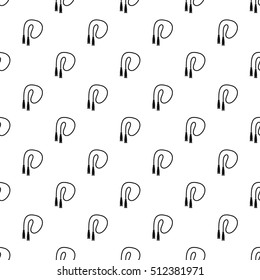 Skipping rope pattern. Simple illustration of skipping rope vector pattern for web