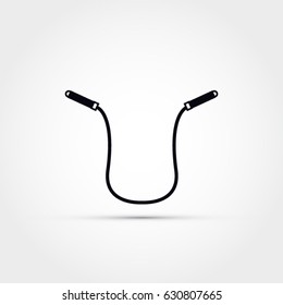Skipping rope -simple vector illustration