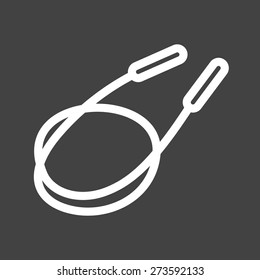 Skipping, rope, skipper, exercise icon vector image. Can also be used for sports, fitness, recreation. Suitable for web apps, mobile apps and print media.