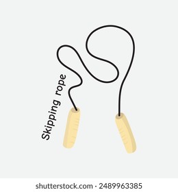 Skipping rope Vector Graphic Illustration