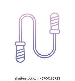 Skipping Rope vector icon stock illustration