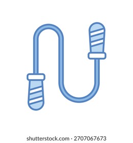Skipping Rope vector icon stock illustration