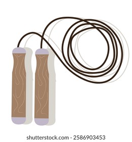Skipping rope. Skipping rope vector illustration