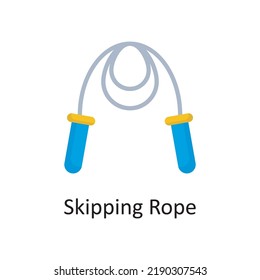Skipping Rope vector outline Icon Design illustration. Sports And Awards Symbol on White background EPS 10 File