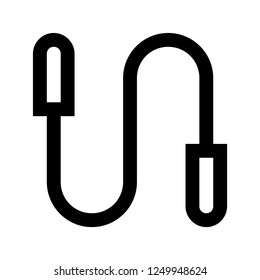 Skipping, Sport, Pixel Perfect, Outline Icon