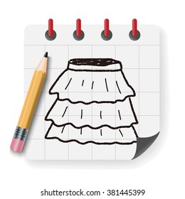 skirt doodle