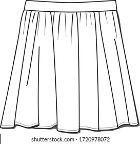 216 Shirred skirt Images, Stock Photos & Vectors | Shutterstock