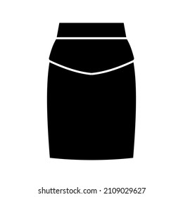 skirt icon. Fashion sign. Vector illustration
