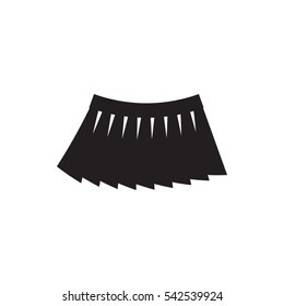 skirt icon illustration isolated vector sign symbol