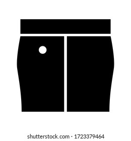 skirt icon or logo isolated sign symbol vector illustration - high quality black style vector icons

