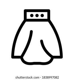 Skirt icon or logo isolated sign symbol vector illustration - high quality black style vector icons
