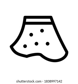 Skirt icon or logo isolated sign symbol vector illustration - high quality black style vector icons
