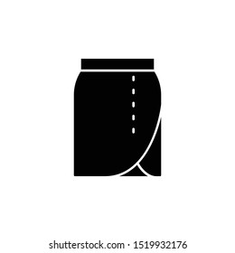Skirt icon. Simple glyph, flat vector of autumn icons for ui and ux, website or mobile application