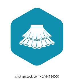 Skirt icon. Simple illustration of skirt vector icon for web