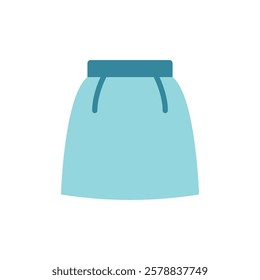 Skirt icon in a sleek and minimalist design, perfect for fashion applications, clothing stores, and style-related branding