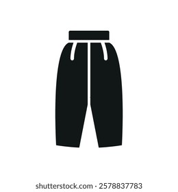 Skirt icon in a sleek and minimalist design, perfect for fashion applications, clothing stores, and style-related branding
