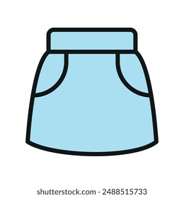 Skirt icon vector design templates simple and modern