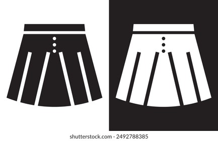skirt icon. Vector illustration. EPS 10