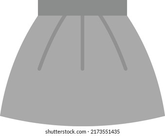 Skirt icon vector image. Can also be used for Clothes and Accessories. Suitable for mobile apps, web apps and print media.