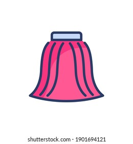 Skirt icon in vector. Logotype