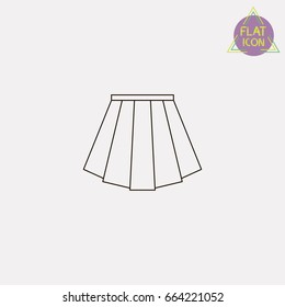 skirt line icon