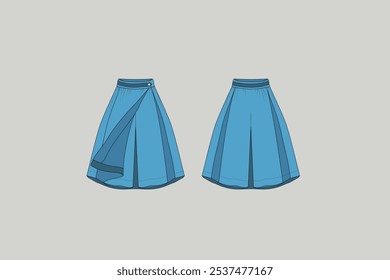 A skirt is the lower part of a dress or a separate outer garment that covers a person from the waist downwards.