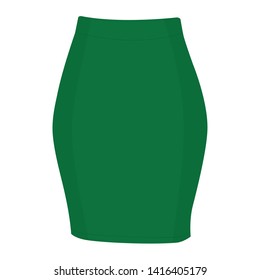 Skirt template collection, design fashion woman illustration - women skirt