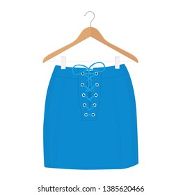 Skirt template, design fashion woman illustration - women skirt