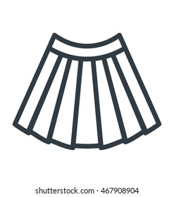 Skirt Vector Icon