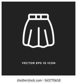 Skirt vector icon