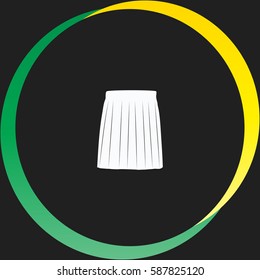 Skirt vector  icon