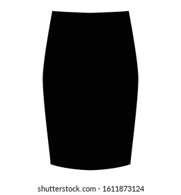 skirt vector icon on white background. Perfect use for website, pattern, design, etc.