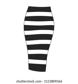 Skirt vector icon.Black vector icon isolated on white background skirt.