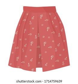 Skirt vector icon.Cartoon vector icon isolated on white background skirt.