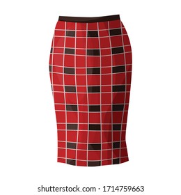 Skirt vector icon.Cartoon vector icon isolated on white background skirt.