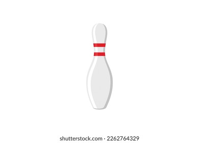 Skittle bowling illustration vector isolated on white background