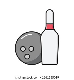 icono de color plano vectorial 