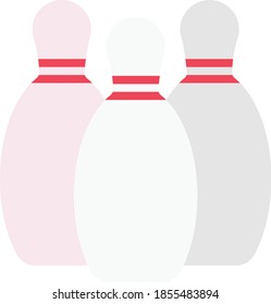 skittle vector flat colour icon 